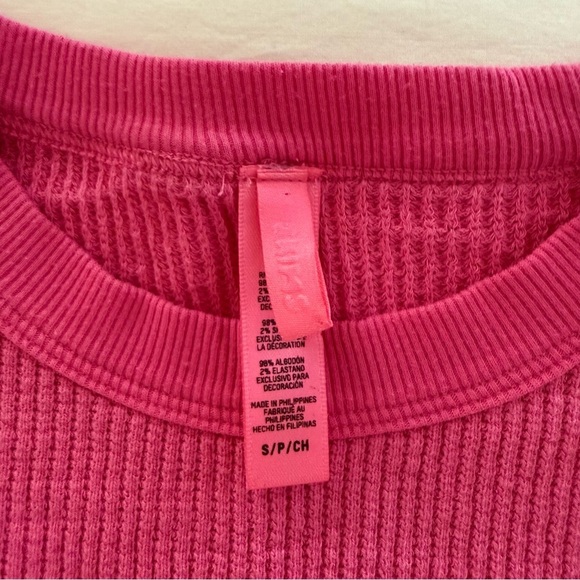 Skims Waffle Long Sleeve Shirt - Picture 4 of 7